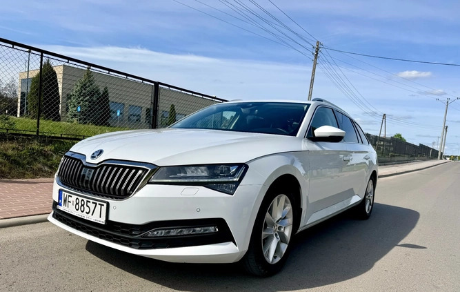 Skoda Superb cena 92250 przebieg: 125670, rok produkcji 2019 z Siedliszcze małe 191